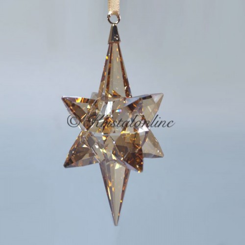 Swarovski Kristal | Silver Crystal | Kerst | Kerst Ornament - 3D Ster - Golden Shadow - Groot | 5301220